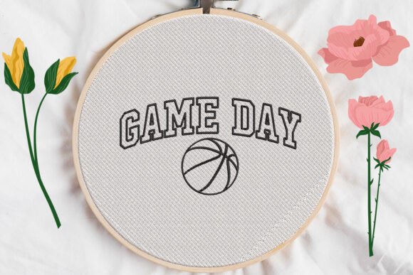 Game Day Basketball Applique Review