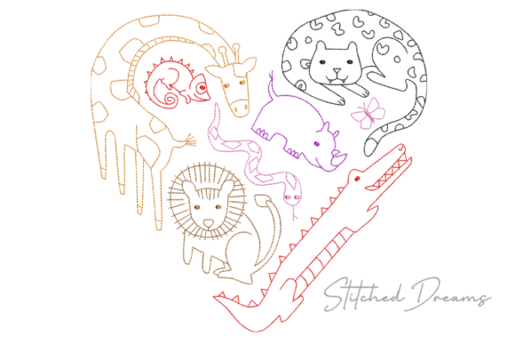 Review: Beautiful Animals Embroidery Design for Sweatshirts