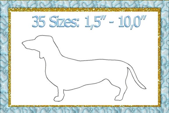 Review: Dachshund Outline Embroidery Design for Makers