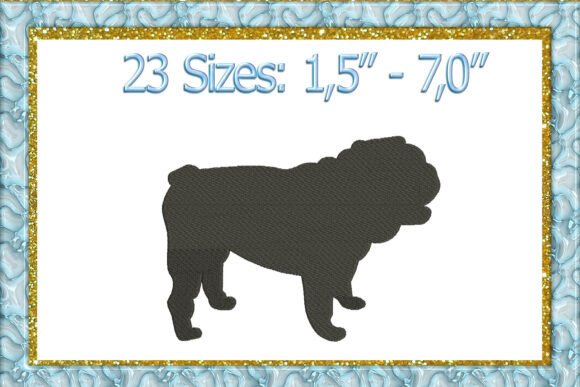 Review: English Bulldog Machine Embroidery Design
