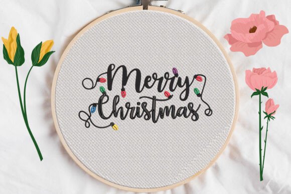 Review: Merry Christmas Light Embroidery for Holiday Projects