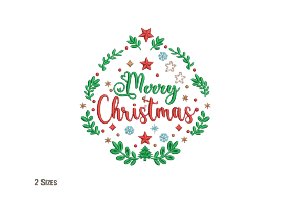Review: Merry Christmas Wreath Embroidery for Holiday Projects