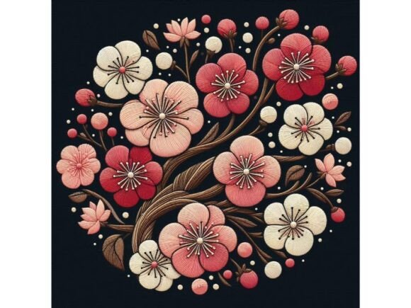 Reviewing An Embroidery Art-inspired Piece with Th