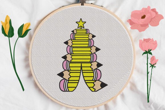 Reviewing Teacher Pencil Embroidery for Holiday Sales