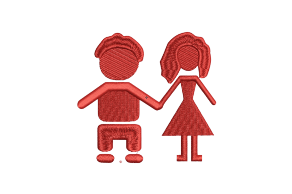 Reviewing the Couple Icon Embroidery Design