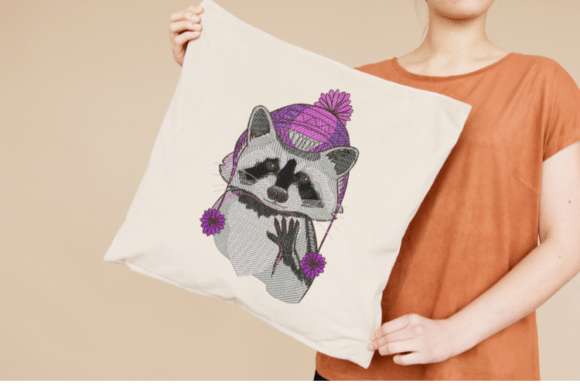 Reviewing the Cute Raccoon Embroidery Design for Real Projects