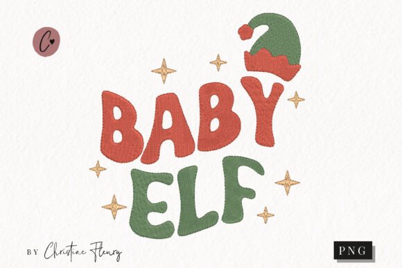 Reviewing the Faux Embroidery Baby Elf PNG for Real Use