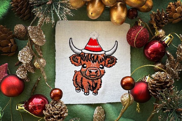 Reviewing the Highland Cow Machine Embroidery Design